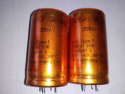 Kondensator elektrolityczny ROE 470uF/250V NOS