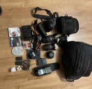 Aparat Canon 7d ogromny zectaw