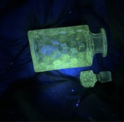 karafka, chyba FESTORIA AMERICAN szkło nie-uranowe ART DECO