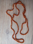 Korale z bursztynu bałtyckiego 160cm