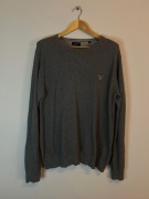 Bluza Gant szara z logiem xxl