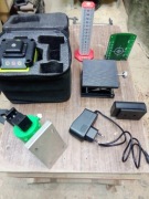 Laser krzyżowy 16 liniowy zielona wiązka