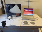 Apple iBook G3 A1007 14 cali Mega komplet!