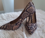 Szpilki H&M wzór zwierzęcy,  wężowy rozm. 36