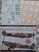 Supermarine Spitfire Mk XVIe z kalkomanią CARTOGRAF 1:72, 1:48 Wyd. Kagero