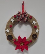 Wianek bożonarodzeniowy na drzwi 30cm