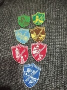 Naszywki trasa obozu wędrownego 6 sztuk 