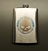 Harley Davidson piersiówka ze stali nierdzewnej, prezent na każdą okazję 