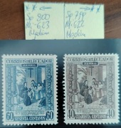 Znaczki pocztowe - Ekwador - 1946r. - 2 sztuki