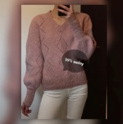 Sweter Mos Mosh wełna, wełna yak