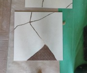 płyty gresowe kafelki Fioranese 60,4x60,4cm Kintsugi Japan Hibi Moon