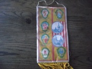 Proporczyk P T T K , ATRAKCJE DOLNY ŚLĄSK, oryginalny PRL , super okazja