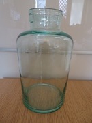 Stary piękny słój, wazon, szkło apteczne, PRL, Vintage