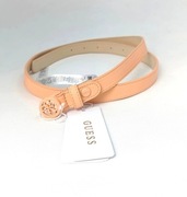 Guess pasek Damski Morelowy Skórzany Logo GG 2cm x 106cm Oryginalny R. M