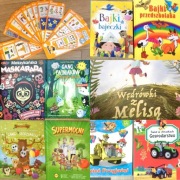 Zestaw edukacyjny 10 szt. dla Przedszkola Książki i Zagadki Czuczu 2-6 lat