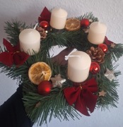 Wianek adwentowy mały