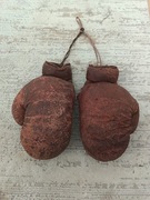 Stare rękawice bokserskie PRL vintage retro lata 70/80 "JABCOK" 