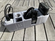 Organizer pudełko na akcesoria Deus 2 słuchawki pointer ładowarka panel