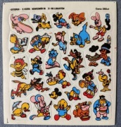 Naklejki PRL Disney vintage – Myszka Miki, Kaczor Donald i inne – unikat!