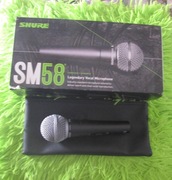 Mikrofon dynamiczny SHURE SM58, jak nowy, okazja!