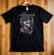 Czarna   męska koszulka Poison rozmiar L