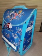 Tornister szkolny sztywny dla chlopca Nowy