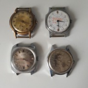 Wostok Stare zegarki mechaniczne 4 sztuki