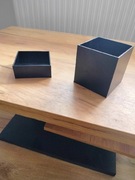 Zestaw Aluminiowe pojemniki i popielniczki pudelka