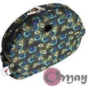 Czarny organizer do Obag MOON LIGHT ML pawie pióra 2 kieszenie wkład OMAY