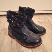 Granatowe botki dla dziewczynki, rozmiar 29