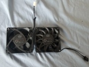 2 x Wentylator Cooler Master case fan 80mm 4-Pin