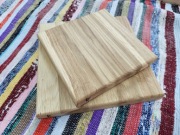 deska dębowa 2 szt surowa do podawania do krojenia podkładka