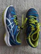 Niebieskie wiązane żelowe buty sportowe Asics 33 Gel Beyond