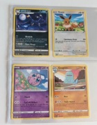 Zestaw 4 kart kolekcjonerskich Pokemon