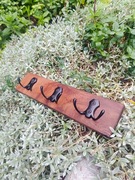 Wieszak drewniany Merbau