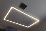 Lampa wisząca LED prostokątna duża 60x95cm