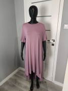 Sukienka damska Rue Paris brudny róż rozmiar uni S/M/L