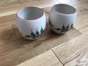 Kubeczki, wazoniki ręcznie malowane