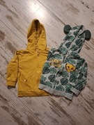 2pak bluza rozpinana z kapturem r. 86