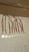 Złote medale dla dzieci odznaczenia 9 sztuk