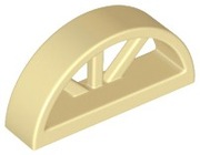 LEGO 2 x 20309 okno łukowe 1x4x1,67 - piaskowy jasny