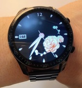 Smartwatch, sport, media społecznościowe, pasek i bransoleta, czarny grafit