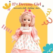 Lalka 30 cm z ruchomymi częściami ciała