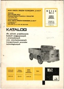 KATALOG WÓZEK JEZDNIOWY WA-2001 PRL HUTA STALOWA WOLA 