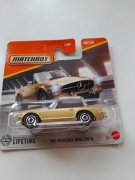 Matchbox 1963 Mercedes Benz 230 SL złoty