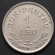 Rumunia 1 leu 1924 - stan 1/2