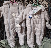 Kombinezon zimowy 51015NOWY bliźniaczki, roz 62/68