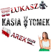 Tablica rejestracyjna lub mroźna pleksi, różne wymiary,Imienna + przyssawki