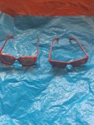 Okulary dziecięca plastykowe z czasów PRL 2sztuki