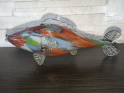 Ryba szklana Prl unikat